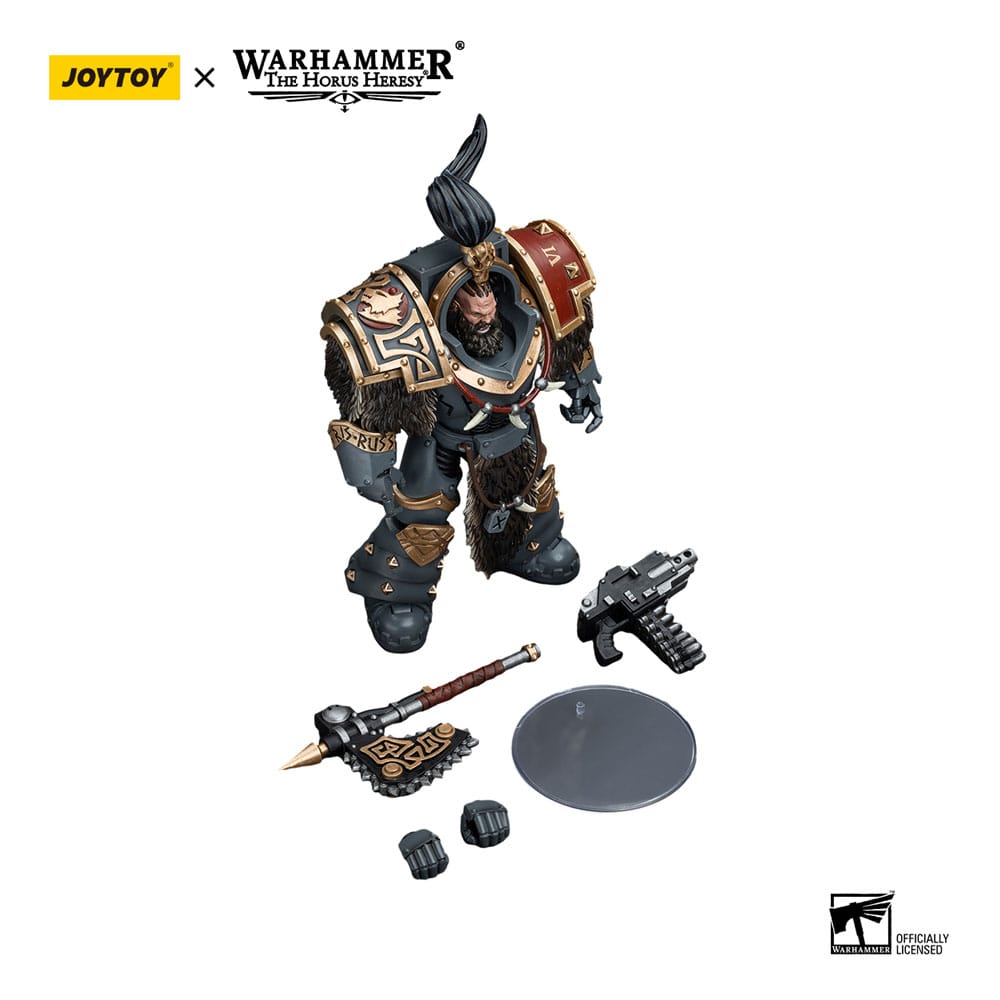 Warhammer The Horus Heresy Action Figure 1/18 Space Wolves Varagyr Wolf Guard Squad Varagyr Thegn 12cm - Action Figures - Joy Toy (CN) - Hobby Figures UK