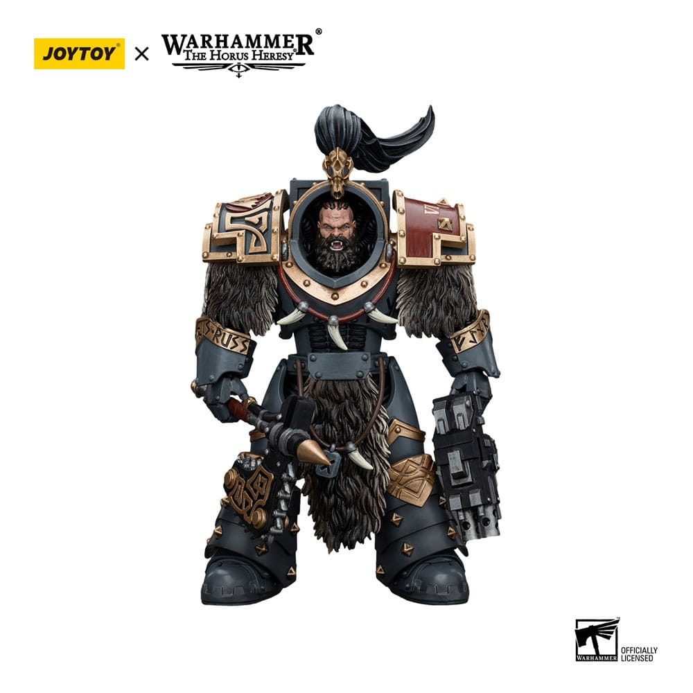 Warhammer The Horus Heresy Action Figure 1/18 Space Wolves Varagyr Wolf Guard Squad Varagyr Thegn 12cm - Action Figures - Joy Toy (CN) - Hobby Figures UK