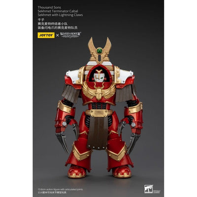 Warhammer The Horus Heresy Action Figure 1/18 Thousand Sons Sekhmet Terminator Cabal Sekhmet with Lightning Claws 14cm - Action Figures - Joy Toy (CN) - Hobby Figures UK