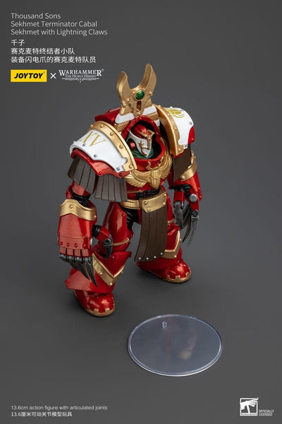 Warhammer The Horus Heresy Action Figure 1/18 Thousand Sons Sekhmet Terminator Cabal Sekhmet with Lightning Claws 14cm - Action Figures - Joy Toy (CN) - Hobby Figures UK
