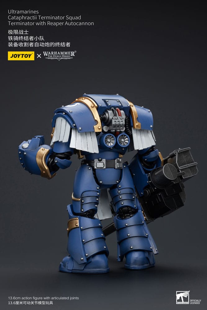 JOYTOY Warhammer 40K Action Figure 1/18 - Pretore Legione Figli Di Horus In Armatura Terminator Cataphractii