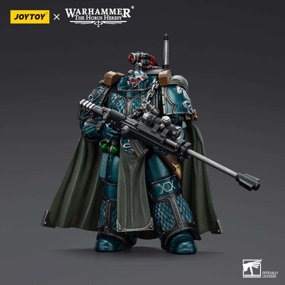 Warhammer The Horus Heresy Action Figure Alpha Legion Exodus The One who is Many With Sniper Rifle And Power Dagger 20cm - Action Figures - Joy Toy (CN) - Hobby Figures UK