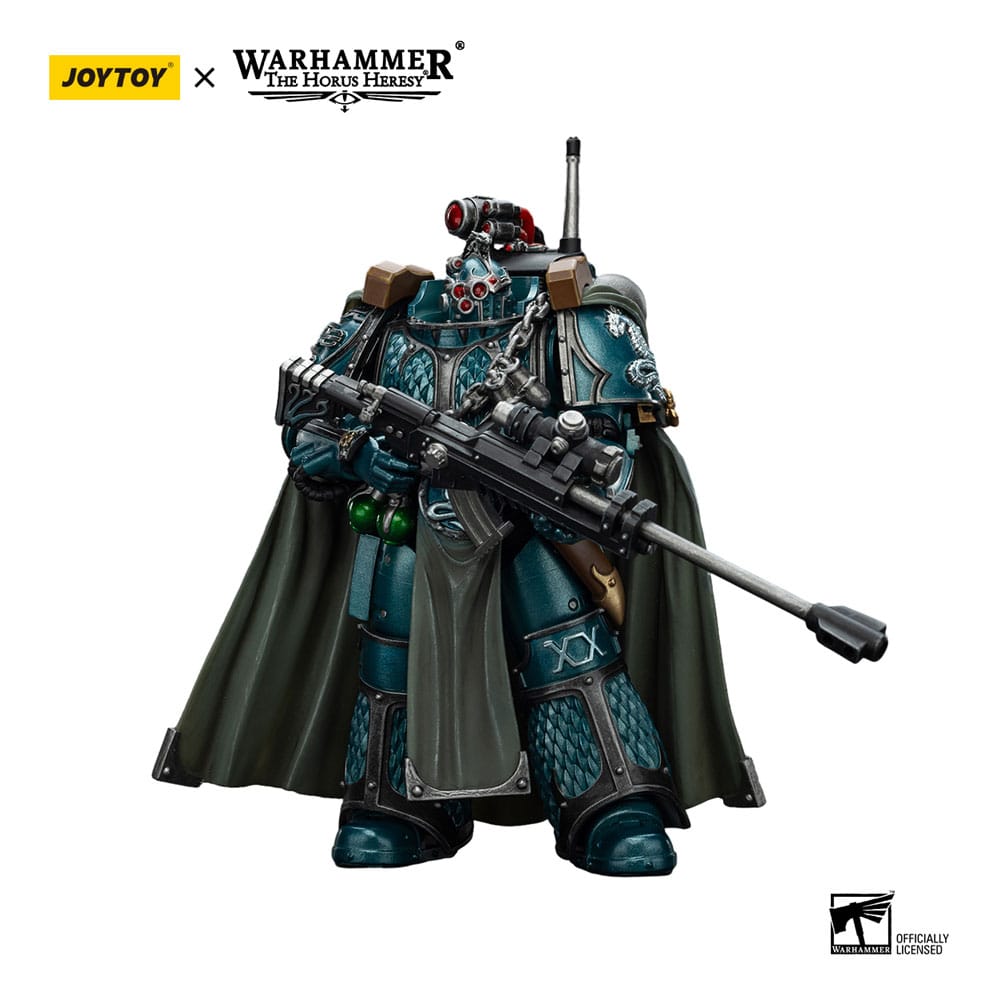 Warhammer The Horus Heresy Action Figure Alpha Legion Exodus The One who is Many With Sniper Rifle And Power Dagger 20cm - Action Figures - Joy Toy (CN) - Hobby Figures UK