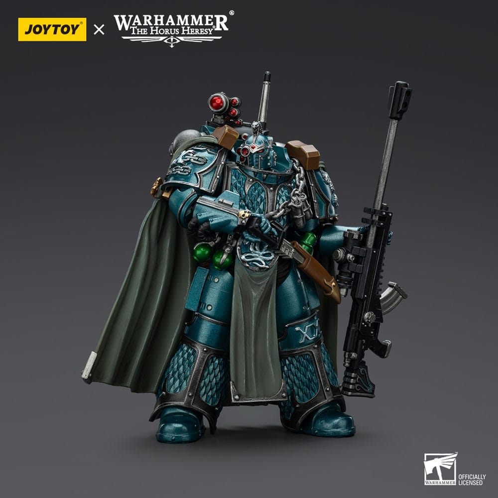 Warhammer The Horus Heresy Action Figure Alpha Legion Exodus The One who is Many With Sniper Rifle And Power Dagger 20cm - Action Figures - Joy Toy (CN) - Hobby Figures UK