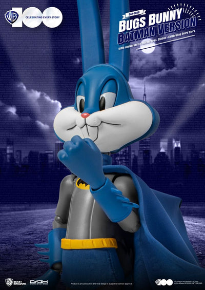 Warner Brothers Dynamic 8ction Heroes Action Figure 1/9 100th Anniversary of Warner Bros. Studios Bugs Bunny Batman Ver. 17cm - Action Figures - Beast Kingdom Toys - Hobby Figures UK