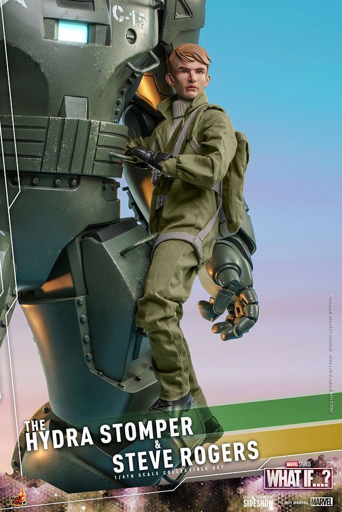 What If...? Action Figures 1/6 Steve Rogers & The Hydra Stomper 28 - 56cm - Action Figures - Hot Toys - Hobby Figures UK