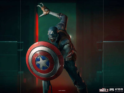 What If...? Art Scale Statue 1/10 Captain America Zombie 22cm - Scale Statue - Iron Studios - Hobby Figures UK