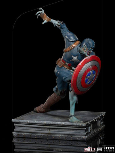 What If...? Art Scale Statue 1/10 Captain America Zombie 22cm - Scale Statue - Iron Studios - Hobby Figures UK