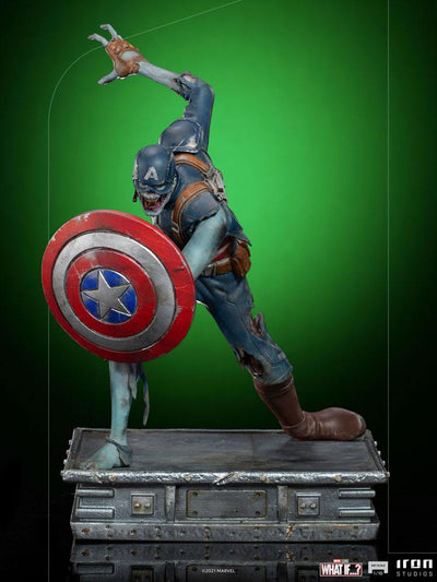 What If...? Art Scale Statue 1/10 Captain America Zombie 22cm - Scale Statue - Iron Studios - Hobby Figures UK