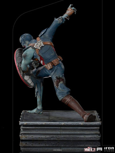 What If...? Art Scale Statue 1/10 Captain America Zombie 22cm - Scale Statue - Iron Studios - Hobby Figures UK