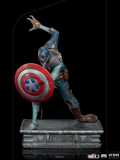 What If...? Art Scale Statue 1/10 Captain America Zombie 22cm - Scale Statue - Iron Studios - Hobby Figures UK