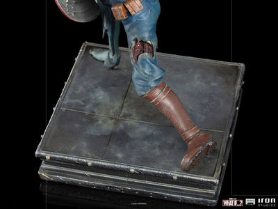 What If...? Art Scale Statue 1/10 Captain America Zombie 22cm - Scale Statue - Iron Studios - Hobby Figures UK