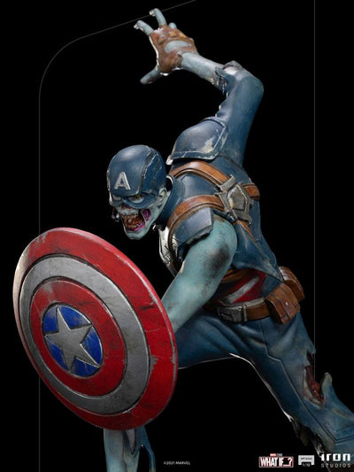 What If...? Art Scale Statue 1/10 Captain America Zombie 22cm - Scale Statue - Iron Studios - Hobby Figures UK