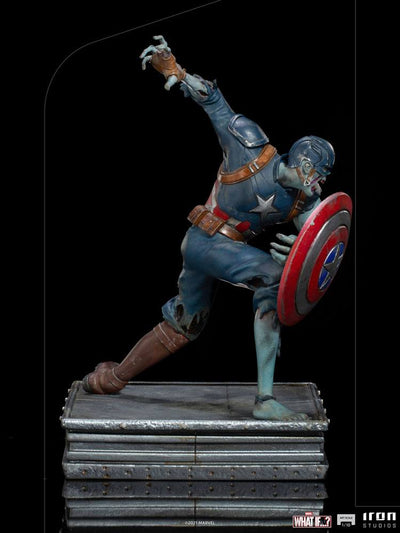 What If...? Art Scale Statue 1/10 Captain America Zombie 22cm - Scale Statue - Iron Studios - Hobby Figures UK