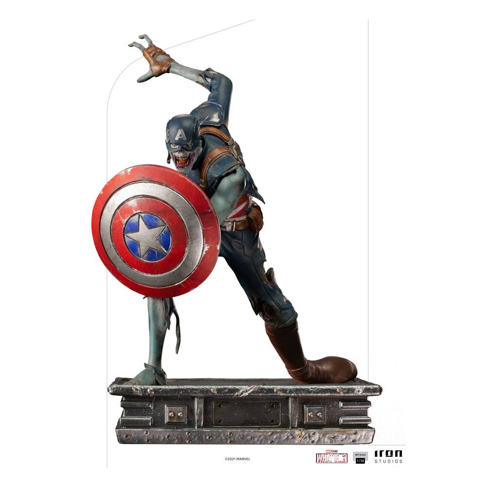 What If...? Art Scale Statue 1/10 Captain America Zombie 22cm - Scale Statue - Iron Studios - Hobby Figures UK