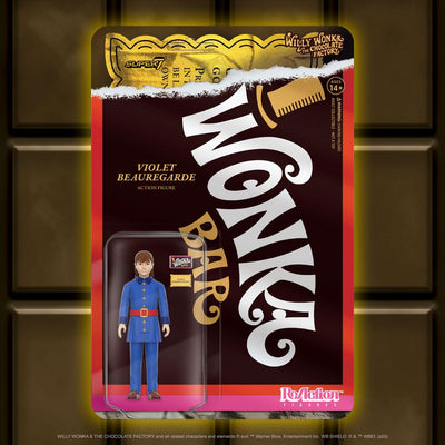 Willy-Wonka-the-Chocolate-Factory-1971-ReAction-Action-Figure-Violet-Beauregarde-Wave-01-10cm - Action Figures - Super7 - Hobby Figures UK