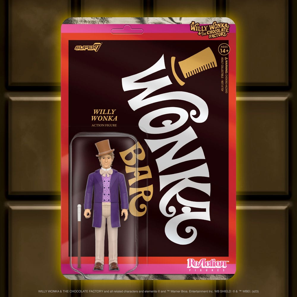 Willy-Wonka-the-Chocolate-Factory-1971-ReAction-Action-Figure-Willy-Wonka-Wave-01-10cm - Action Figures - Super7 - Hobby Figures UK