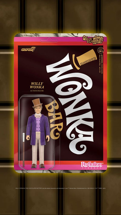 Willy-Wonka-the-Chocolate-Factory-1971-ReAction-Action-Figure-Willy-Wonka-Wave-01-10cm - Action Figures - Super7 - Hobby Figures UK