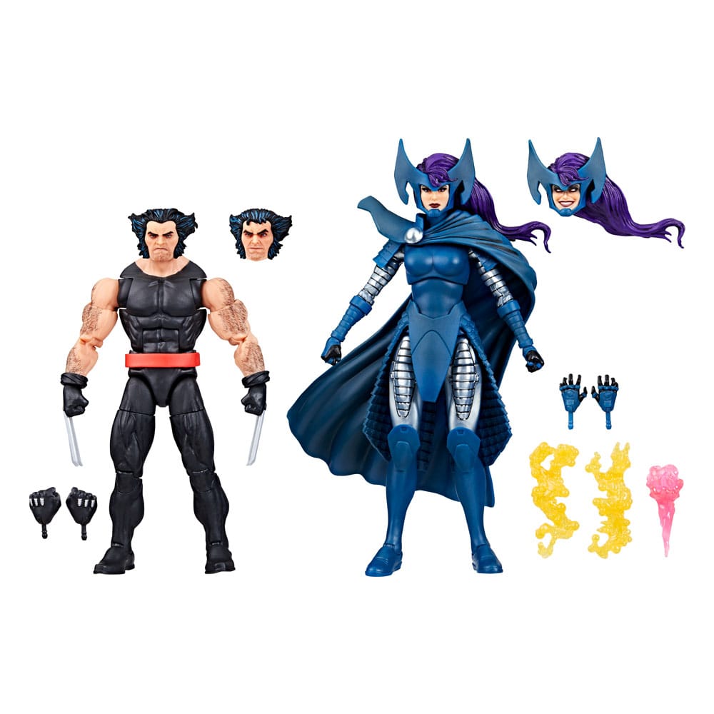 Wolverine 50th Anniversary Marvel Legends Action Figure 2-Pack Wolverine & Psylocke 15cm - Action Figures - Hasbro - Hobby Figures UK