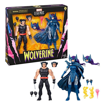 Wolverine 50th Anniversary Marvel Legends Action Figure 2-Pack Wolverine & Psylocke 15cm - Action Figures - Hasbro - Hobby Figures UK