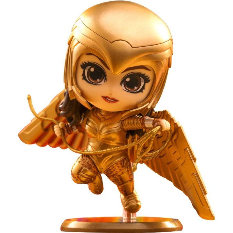 Wonder Woman 1984 Cosbaby (S) Mini Figure Golden Armor Wonder Woman (Flying Version) 10cm - Mini Figures - Hot Toys - Hobby Figures UK