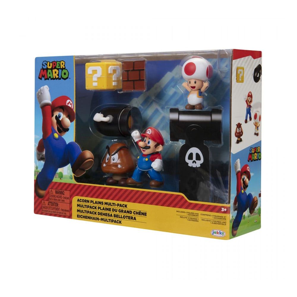 Gd Mario Set World of Nintendo Super Mario Diorama Set Assortment (6) – Hobby Figures