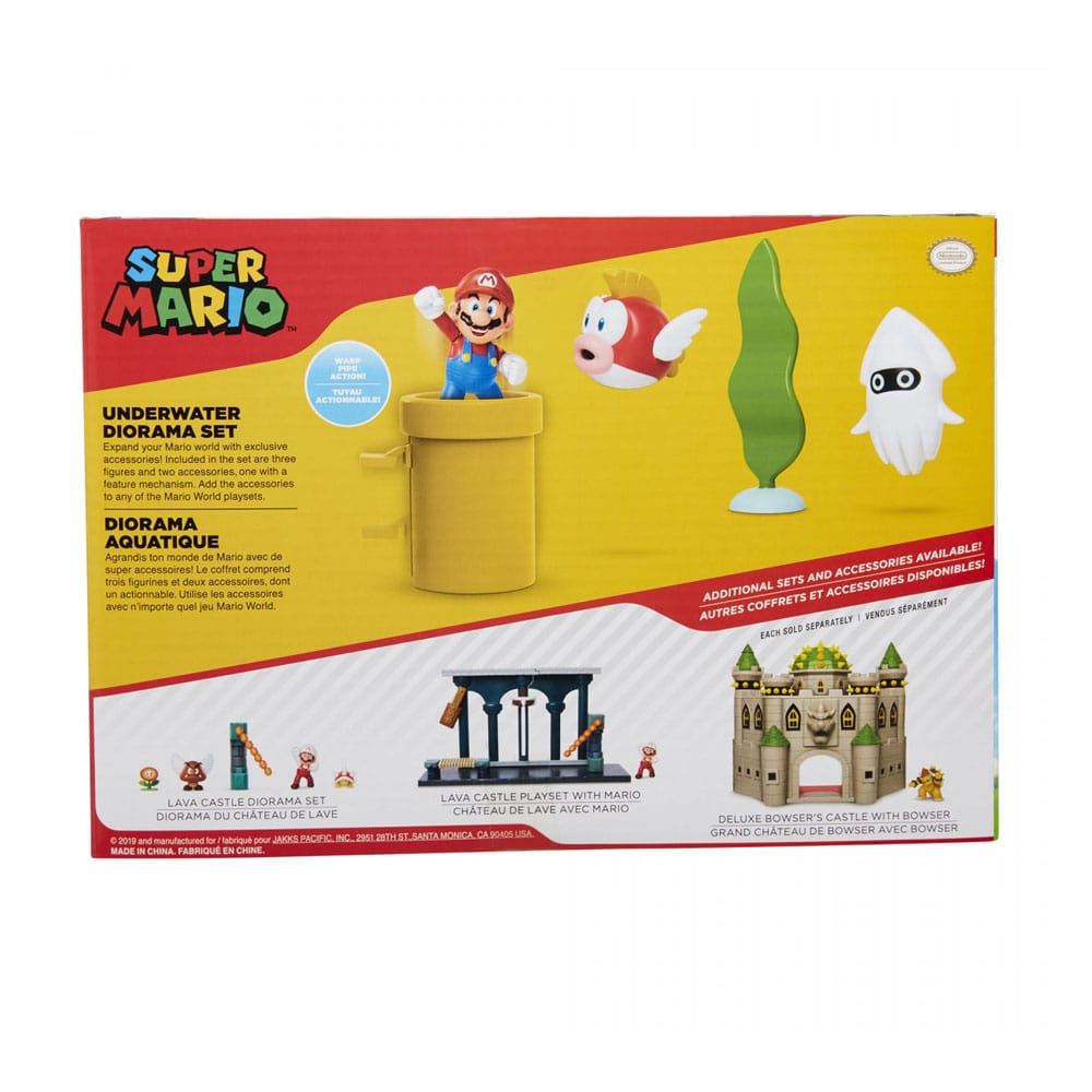 Gd Mario Set World of Nintendo Super Mario Diorama Set Assortment (6) – Hobby Figures