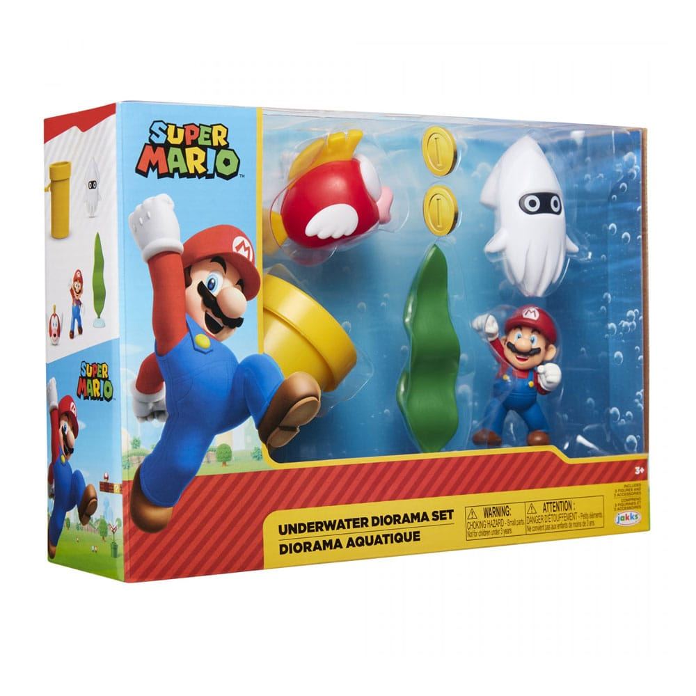 Gd Mario Set World of Nintendo Super Mario Diorama Set Assortment (6) – Hobby Figures