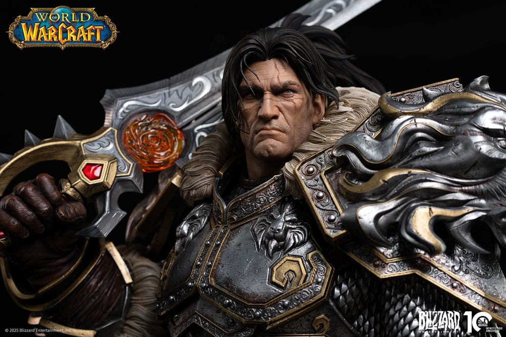 World of Warcraft Bust 1/3 Varian Wrynn 46cm - Scale Statue - Infinity Studio - Hobby Figures UK