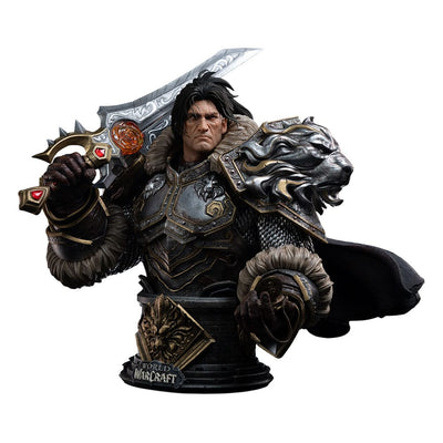 World of Warcraft Bust 1/3 Varian Wrynn 46cm - Scale Statue - Infinity Studio - Hobby Figures UK