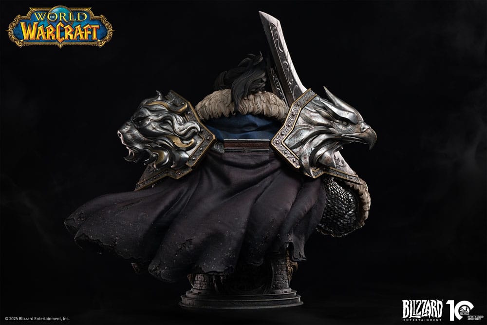 World of Warcraft Bust 1/3 Varian Wrynn 46cm - Scale Statue - Infinity Studio - Hobby Figures UK