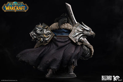 World of Warcraft Bust 1/3 Varian Wrynn 46cm - Scale Statue - Infinity Studio - Hobby Figures UK