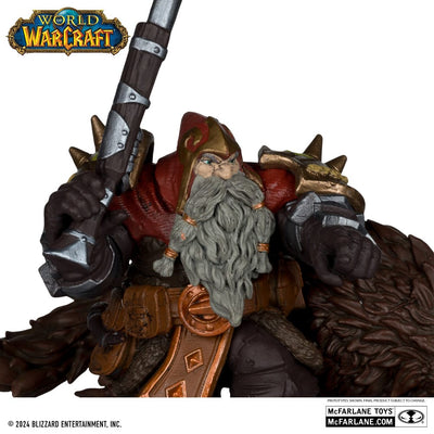 World of Warcraft PVC Statue 2-Pack 1/12 Dwarf Hunter: Beast Master & Pandaren: Monk (Gold Label) 15cm - Scale Statue - McFarlane Toys - Hobby Figures UK