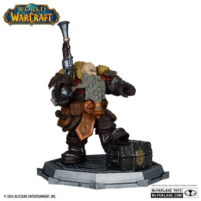 World of Warcraft PVC Statue 2-Pack 1/12 Dwarf Hunter: Beast Master & Pandaren: Monk (Gold Label) 15cm - Scale Statue - McFarlane Toys - Hobby Figures UK