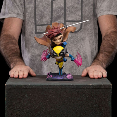 X-Men 97 Mini Co. PVC Figure Gambit and Wolverine 23cm - Mini Figures - Iron Studios - Hobby Figures UK