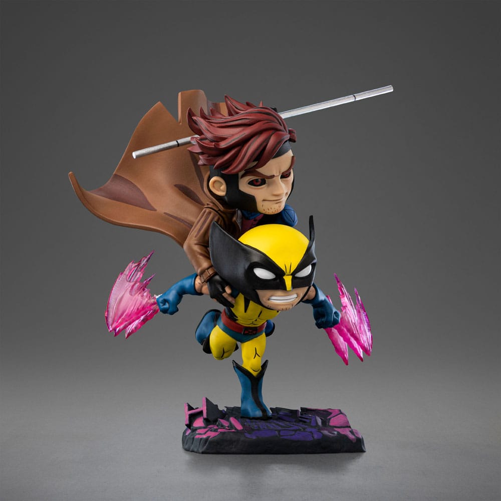 X-Men 97 Mini Co. PVC Figure Gambit and Wolverine 23cm - Mini Figures - Iron Studios - Hobby Figures UK