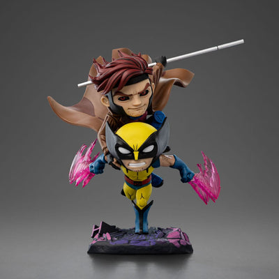 X-Men 97 Mini Co. PVC Figure Gambit and Wolverine 23cm - Mini Figures - Iron Studios - Hobby Figures UK