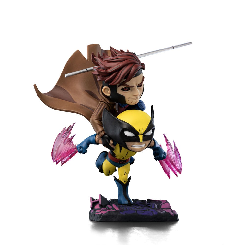 X-Men 97 Mini Co. PVC Figure Gambit and Wolverine 23cm - Mini Figures - Iron Studios - Hobby Figures UK