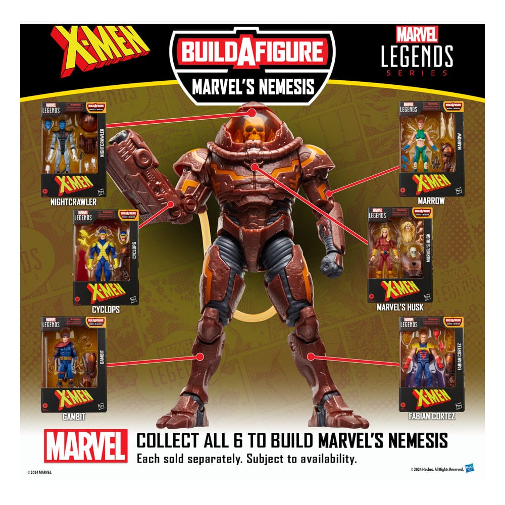 X-Men Marvel Legends Action Figure Fabian Cortez (BAF: Marvel's Nemesis) 15cm