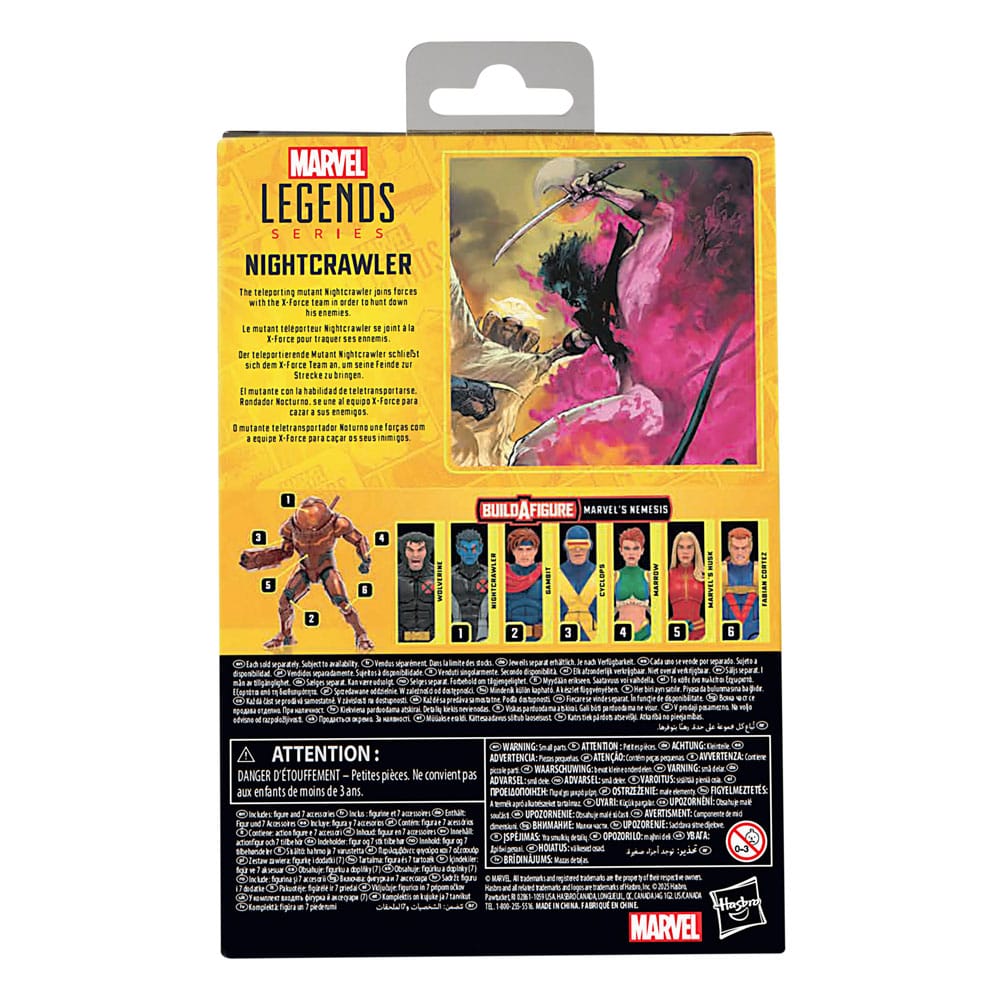 X-Men Marvel Legends Action Figure Nightcrawler (BAF: Marvel's Nemesis) 15cm