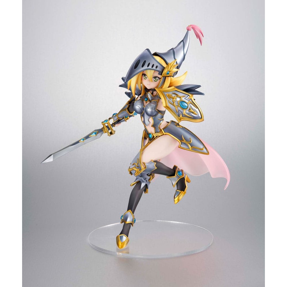 Yu-Gi-Oh! Duel Monsters Monsters Chronicle Art Works PVC Statue Dark Magician Girl the Dragon Knight 22cm - Scale Statue - Megahouse - Hobby Figures UK
