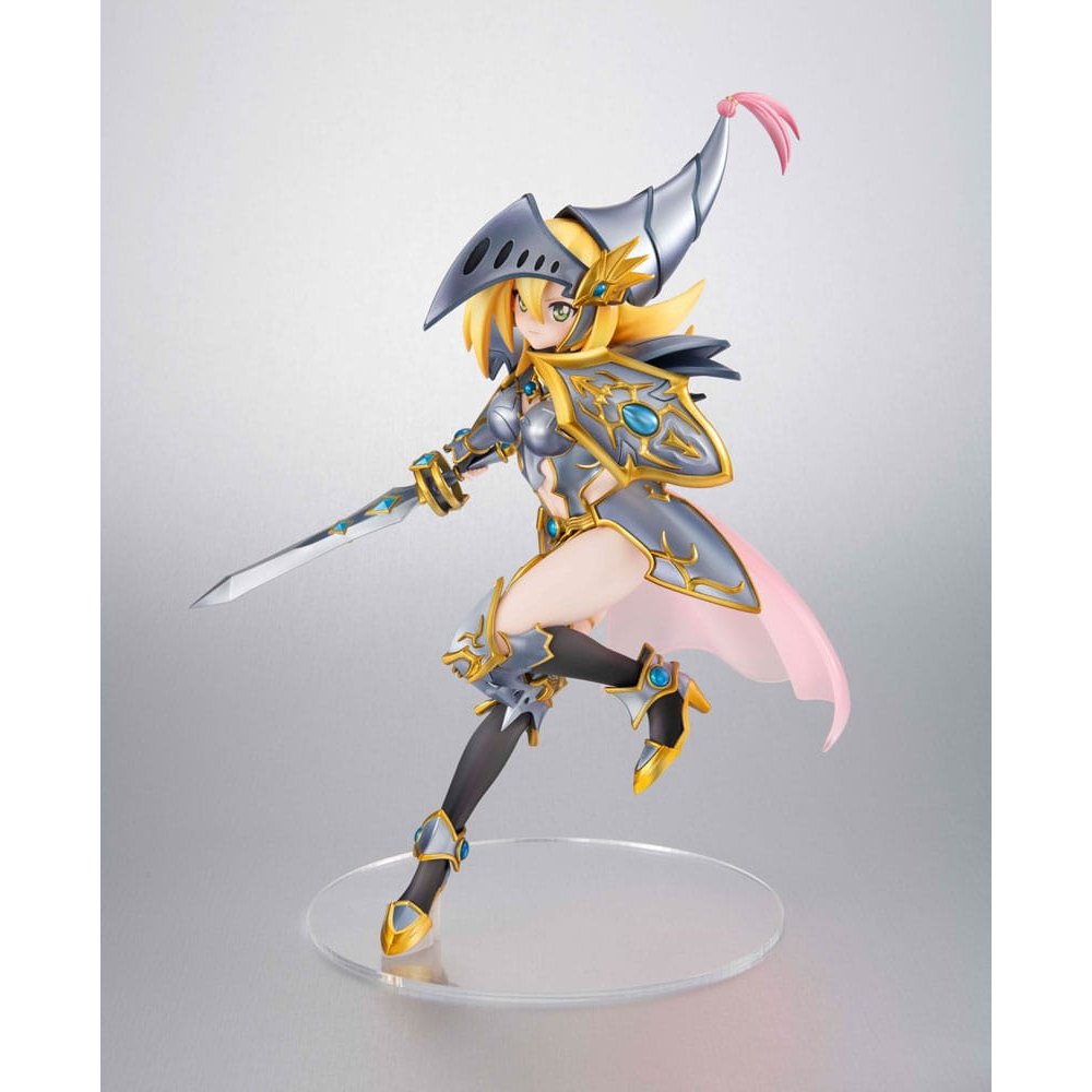 Yu-Gi-Oh! Duel Monsters Monsters Chronicle Art Works PVC Statue Dark Magician Girl the Dragon Knight 22cm - Scale Statue - Megahouse - Hobby Figures UK