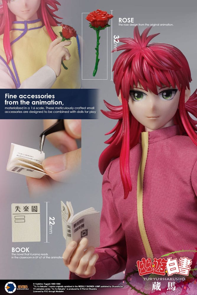 Yu Yu Hakusho Action Figure 1/6 Kurama 30cm - Action Figures - Asmus Collectible Toys - Hobby Figures UK