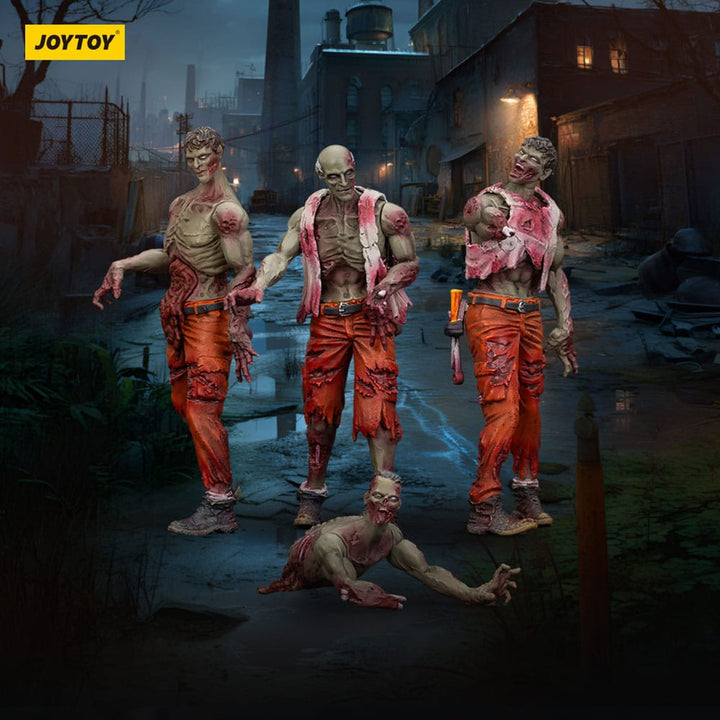 Zombie Dark Source Action Figures 4-Pack Mechanic Team 8cm – Hobby