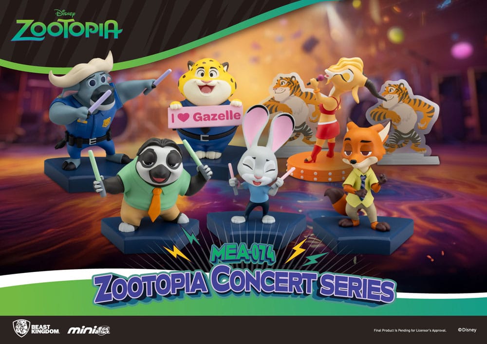 Zootopia Mini Egg Attack Blind Box Figures Concert Series 8cm Assortment (6) - Action Figures - Beast Kingdom Toys - Hobby Figures UK