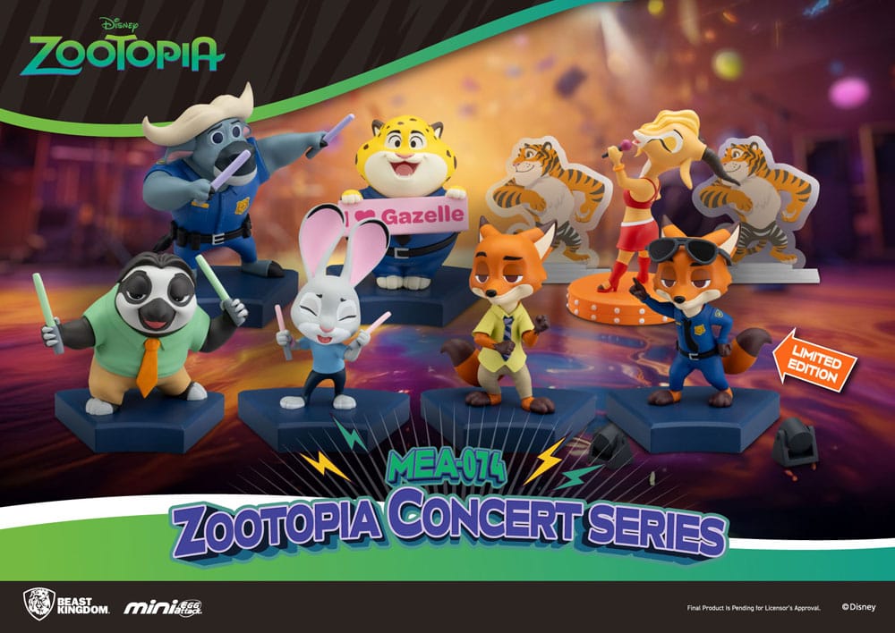 Zootopia Mini Egg Attack Blind Box Figures Concert Series 8cm Assortment (6) - Action Figures - Beast Kingdom Toys - Hobby Figures UK