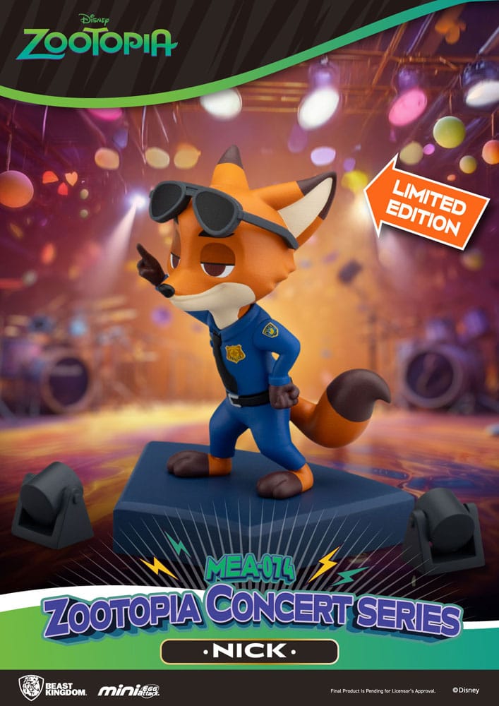 Zootopia Mini Egg Attack Blind Box Figures Concert Series 8cm Assortment (6) - Action Figures - Beast Kingdom Toys - Hobby Figures UK
