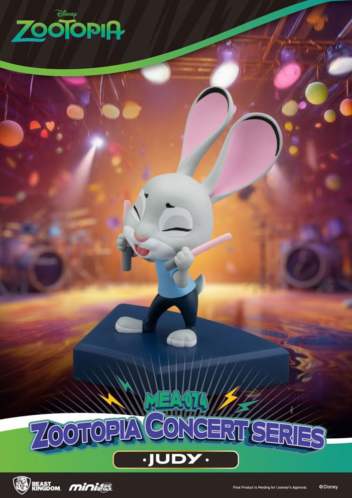 Zootopia Mini Egg Attack Blind Box Figures Concert Series 8cm Assortment (6) - Action Figures - Beast Kingdom Toys - Hobby Figures UK