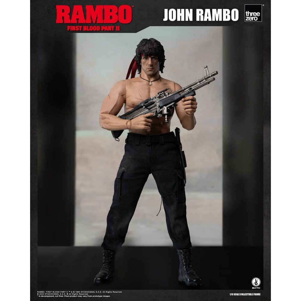 Rambo: First Blood II Action Figure 1/6 John Rambo 30cm - Action Figures - ThreeZero - Hobby Figures UK