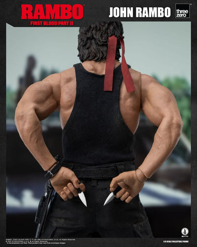 Rambo: First Blood II Action Figure 1/6 John Rambo 30cm - Action Figures - ThreeZero - Hobby Figures UK